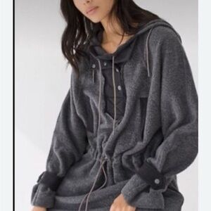 We The Free Gray fleece Hoodie